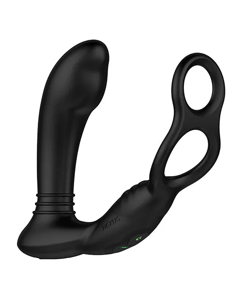 Nexus Simul8 Stroker Edition Rechargeable Silicone Dual Anal and CockBall Ring with Remote Control Black Nexus Male Sex Toys Nexus Simul8 Stroker Edition Rechargeable Silicone Dual Anal and CockBall Ring with Remote Control Black Nexus Male Sex Toys