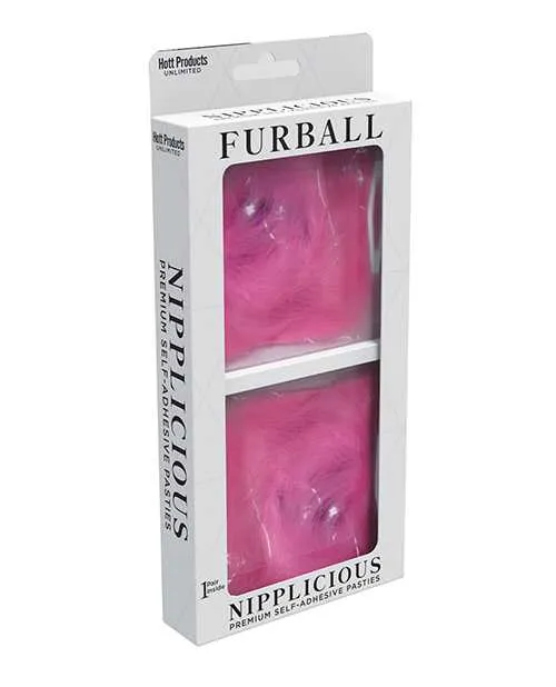 Nipplicious Furball Pasties Pink Nipplicious Vibrators
