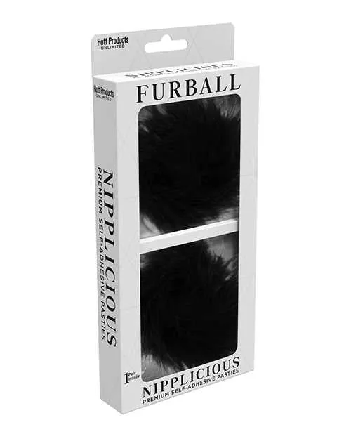 Nipplicious Nipplicious Furball Pasties Black Anal