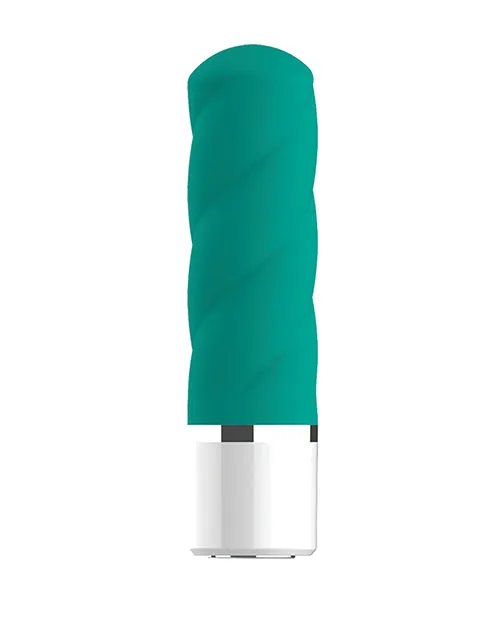 Nobu Mini Siera Twisted Bullet Teal Nobu Female Sex Toys