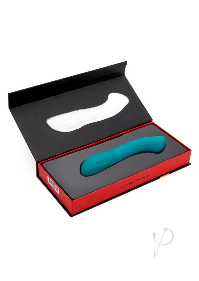 Nu Sensuelle Luna Velvet Touch With Turbo Rechargeable Silicone Vibrator GreenRose Gold Nu Sensuelle Vibrators