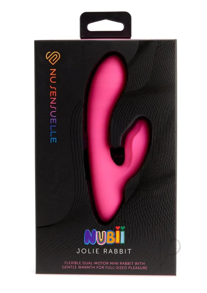 Nu Sensuelle Vibrators Nu Sensuelle Jolie Nubii Rechargeable Silicone Mini Heating Rabbit Pink Nu Sensuelle Vibrators Nu Sensuelle Jolie Nubii Rechargeable Silicone Mini Heating Rabbit Pink