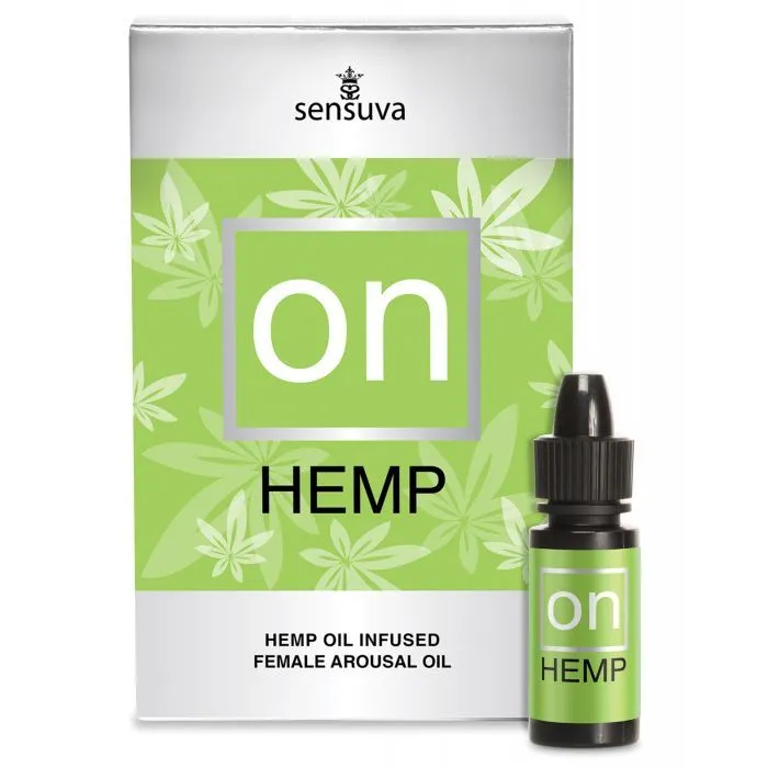 ON Hemp Oil Infused Female Arousal Oil 5 ml Sensuva Couples