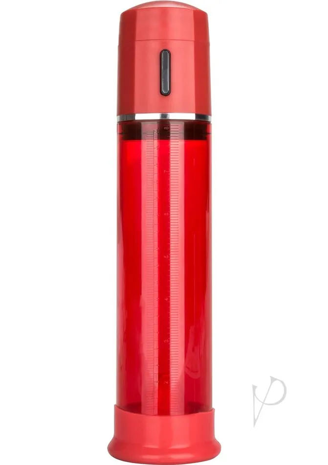 Optimum Series Male Sex Toys Advanced Firemans Pump Fully Automated OneHand Control Penis Pump Red