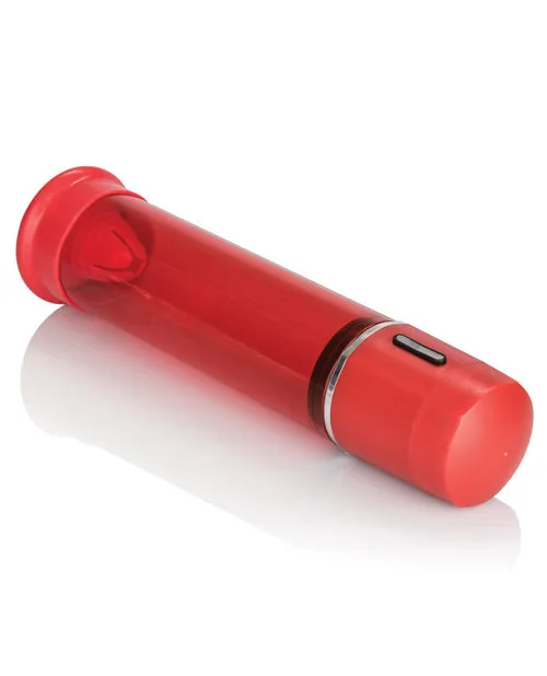 Optimum Series Male Sex Toys Advanced Firemans Pump Fully Automated OneHand Control Penis Pump Red