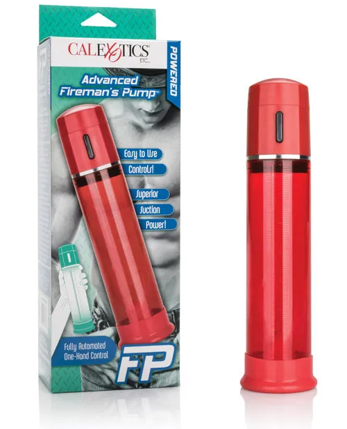 Optimum Series Male Sex Toys Advanced Firemans Pump Fully Automated OneHand Control Penis Pump Red
