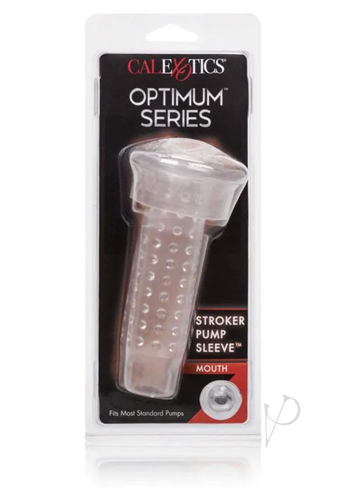 Optimum Series Stroker Pump Sleeve Masturbator Mouth Clear Optimum Series Male Sex Toys Optimum Series Stroker Pump Sleeve Masturbator Mouth Clear Optimum Series Male Sex Toys