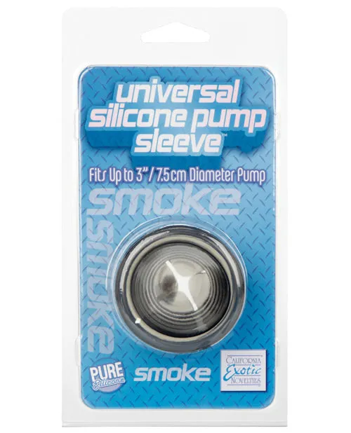 Optimum Series Universal Silicone Pump Sleeve Black Optimum Series Male Sex Toys