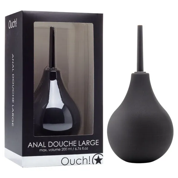 Ouch Anal Douche Large Black 200 ml Shots Toys Anal