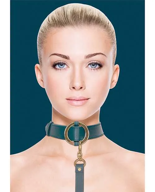 Ouch Dildos Shots Ouch Halo Collar wLeash Green Ouch Dildos Shots Ouch Halo Collar wLeash Green