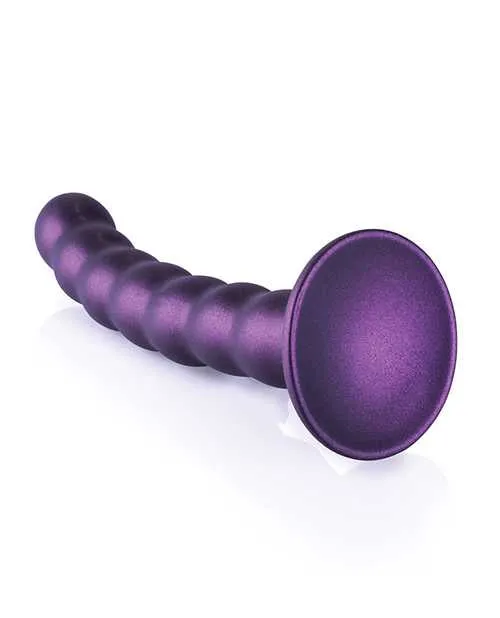 Ouch Female Sex Toys Ouch Beaded GSpot Silicone Dildo 65in Metallic Purple Ouch Female Sex Toys Ouch Beaded GSpot Silicone Dildo 65in Metallic Purple