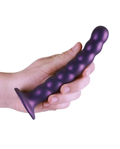 Ouch Female Sex Toys Ouch Beaded GSpot Silicone Dildo 65in Metallic Purple Ouch Female Sex Toys Ouch Beaded GSpot Silicone Dildo 65in Metallic Purple