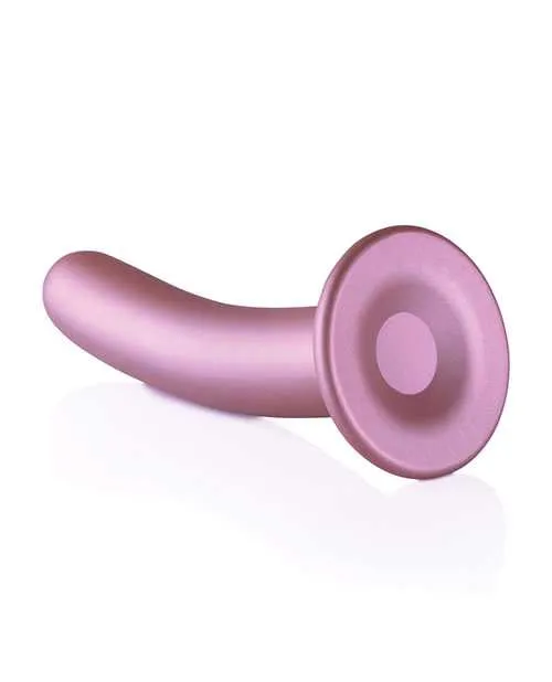 Ouch Female Sex Toys Ouch Smooth GSpot Silicone Dildo 7in Metallic Rose Gold Ouch Female Sex Toys Ouch Smooth GSpot Silicone Dildo 7in Metallic Rose Gold