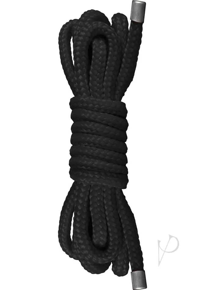 Ouch Japanese Nylon Mini Rope 15 Meters49 Feet Black Ouch Anal