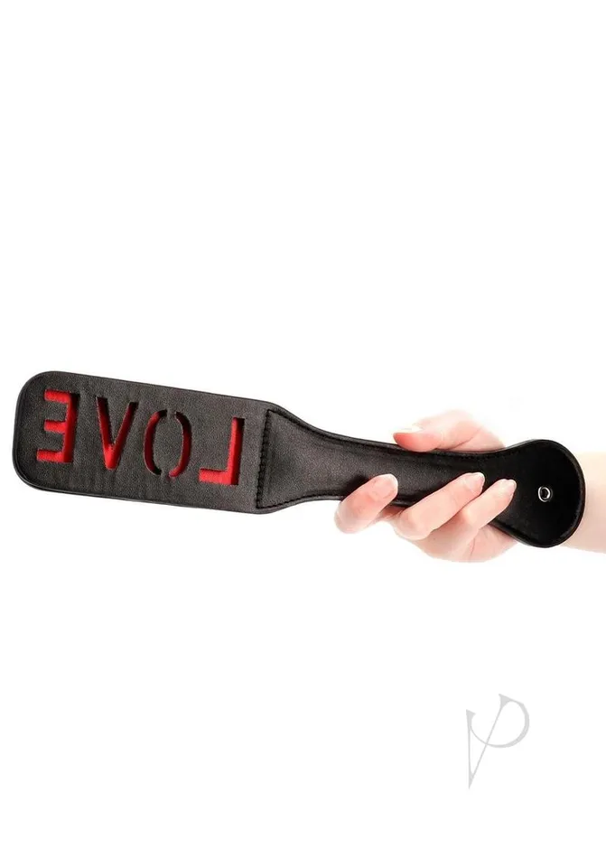 Ouch Leather Paddle Love Black Ouch Anal Ouch Leather Paddle Love Black Ouch Anal