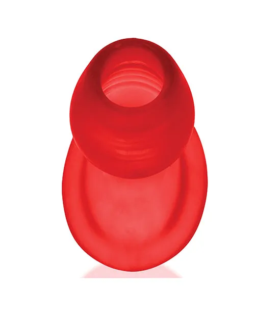 Oxballs Glowhole 1 Hollow Buttplug with LED Insert Small Red Morph Male Sex Toys