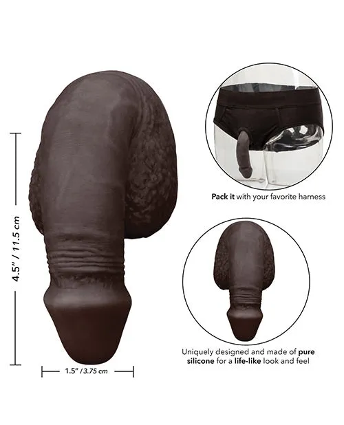Packer Gear Male Sex Toys Packer Gear Silicone Packing Penis 5in Chocolate