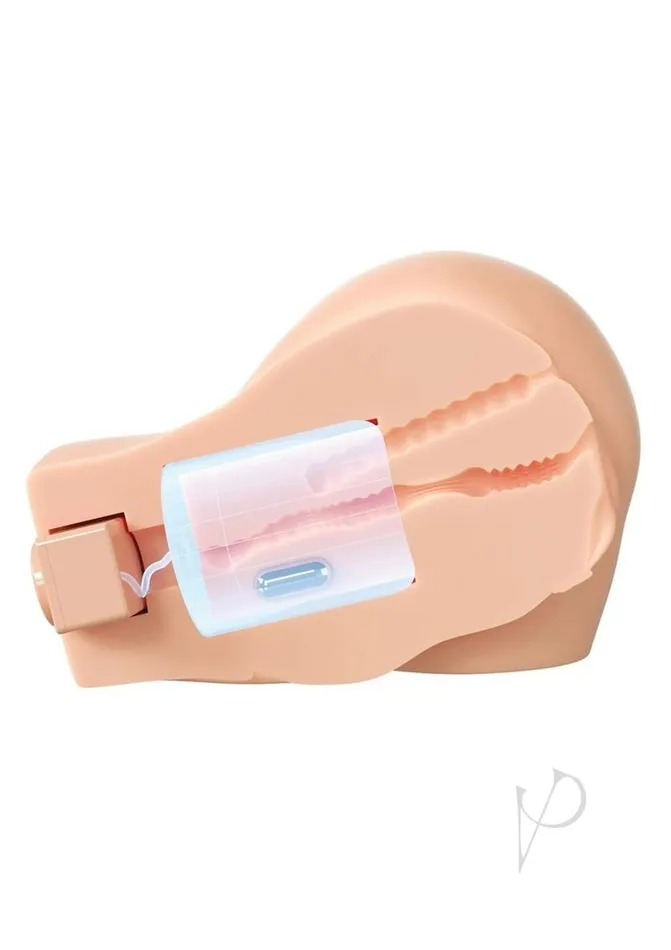 PDX Elite Back That Ass Up Automatic Rechargeable Mega Masturbator Vanilla Pdx Elite Male Sex Toys