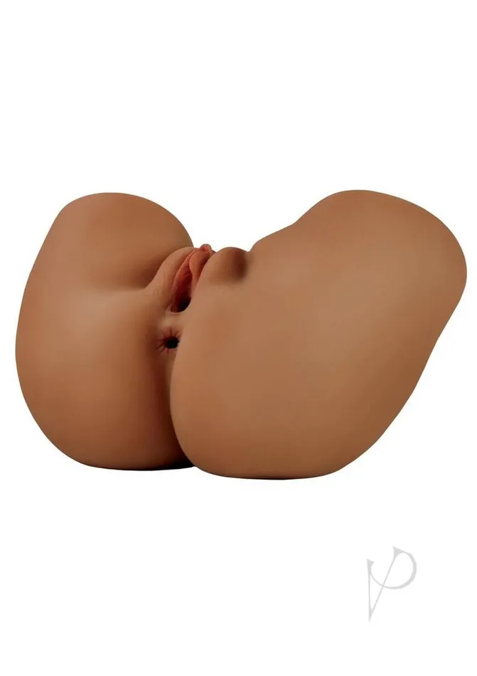 Pdx Elite Male Sex Toys PDX Elite Shake That Ass Vibrating Rechargeable Mega Masturbator Caramel