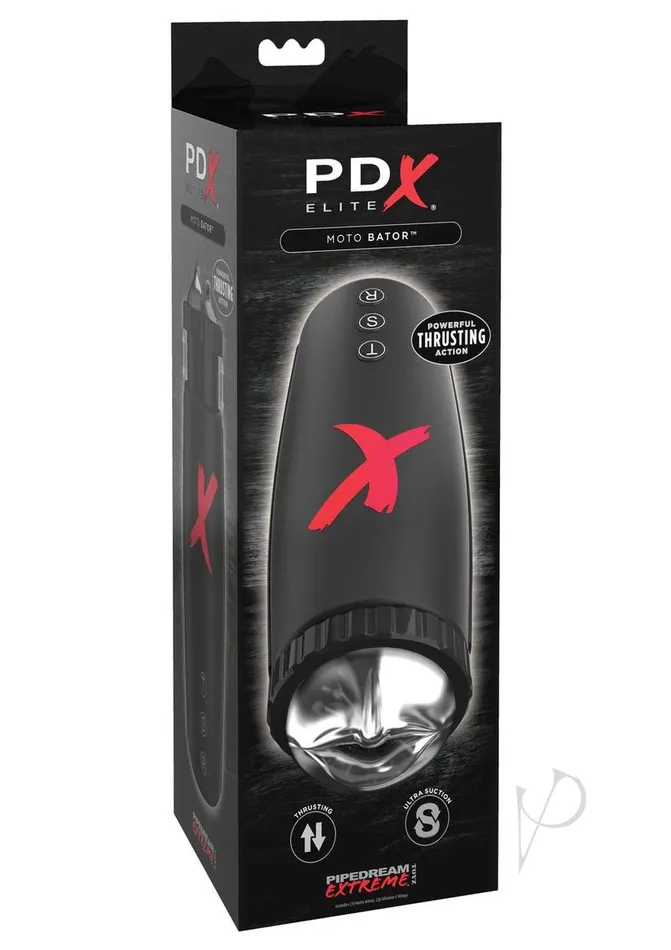 PDX Elite MotoBator Masturbator Mouth ClearBlack Pdx Elite Male Sex Toys PDX Elite MotoBator Masturbator Mouth ClearBlack Pdx Elite Male Sex Toys