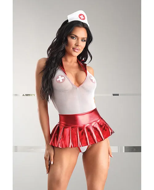 Play Pulse Check Collared Teddy wOpen Back Pleated Skirt Medic Hat Pasties RedWhite SM Play By Fantasy Lingerie Vibrators Play Pulse Check Collared Teddy wOpen Back Pleated Skirt Medic Hat Pasties RedWhite SM Play By Fantasy Lingerie Vibrators