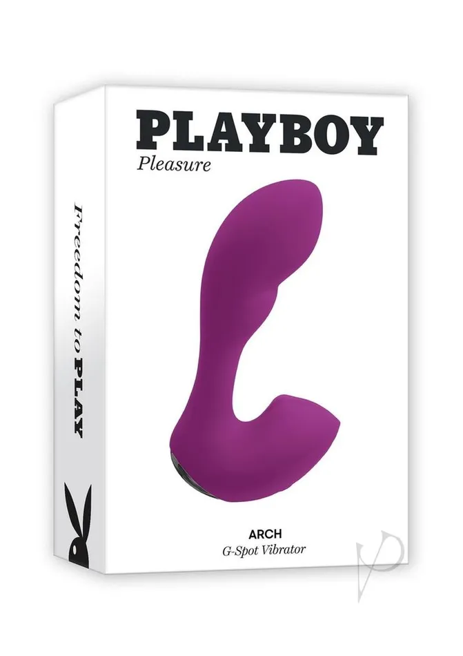 Playboy Female Sex Toys Playboy Arch Rechargeable Silicone Vibrator with Clitoral Stimulator Purple Playboy Female Sex Toys Playboy Arch Rechargeable Silicone Vibrator with Clitoral Stimulator Purple