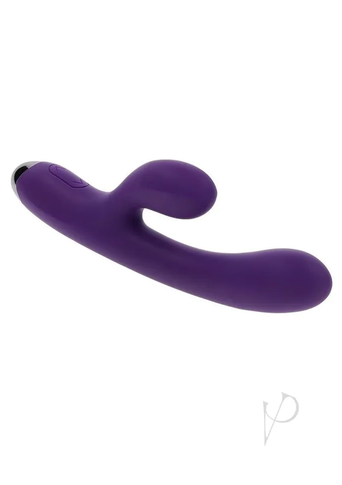 Playboy Playboy New Crush Rechargeable Silicone Dual Vibrator Purple Vibrators