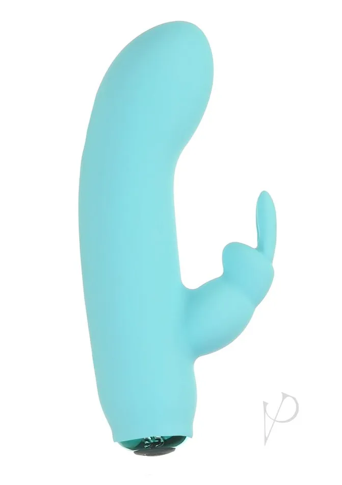 Powerbullet Female Sex Toys PowerBullet Alices Bunny Silicone Rechargeable Rabbit Vibrator Teal