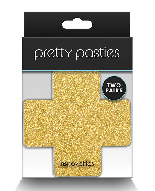 Pretty Pasties Anal Pretty Pasties Glitter Cross BlackGold Pretty Pasties Anal Pretty Pasties Glitter Cross BlackGold