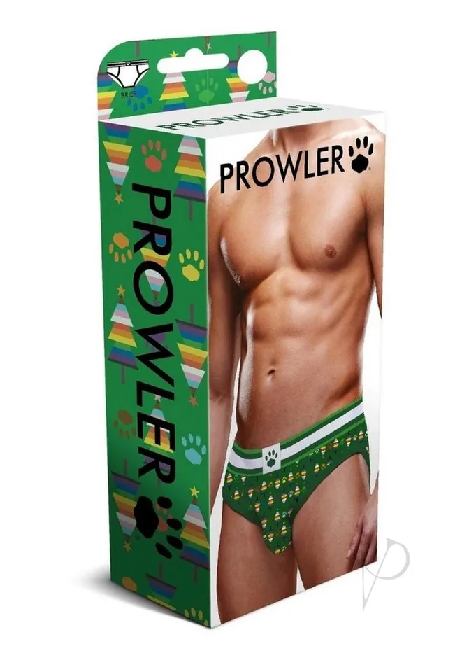 Prowler Female Sex Toys Prowler Christmas Tree Brief Medium GreenRainbow