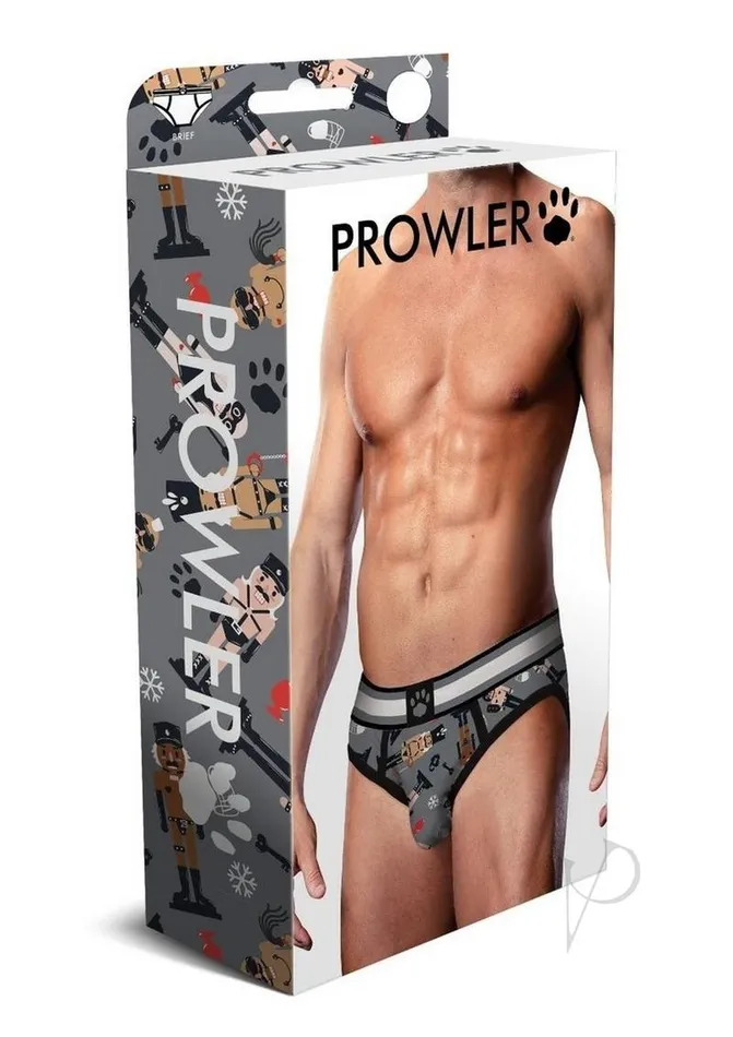 Prowler Prowler Nutcracker Brief XXLarge GreyBlack Anal