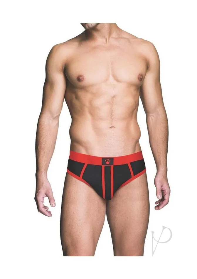 Prowler Red Anal Prowler RED AssLess Brief Small BlackRed Prowler Red Anal Prowler RED AssLess Brief Small BlackRed