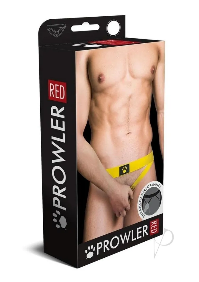 Prowler Red Anal Prowler RED AssLess Jock Small Yellow