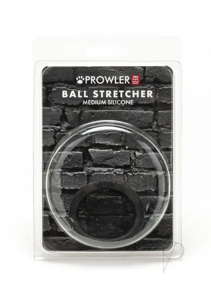 Prowler Red Anal Prowler RED Silicone Ball Stretcher Medium Black