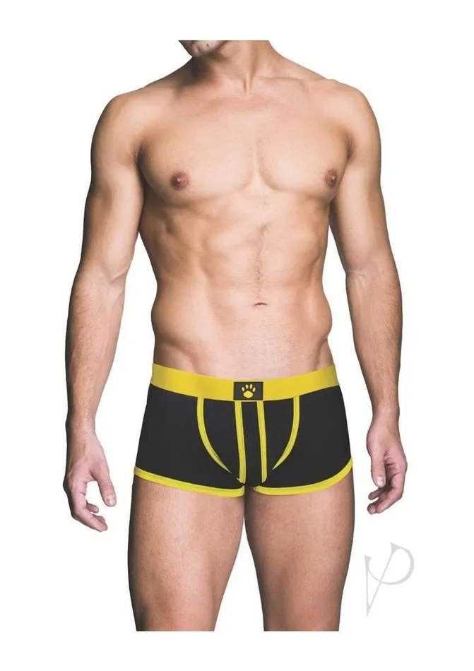 Prowler RED AssLess Trunk Small YellowBlack Prowler Red Anal Prowler RED AssLess Trunk Small YellowBlack Prowler Red Anal