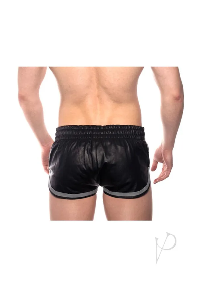 Prowler RED Leather Sport Shorts Small BlackGray Prowler Red Anal