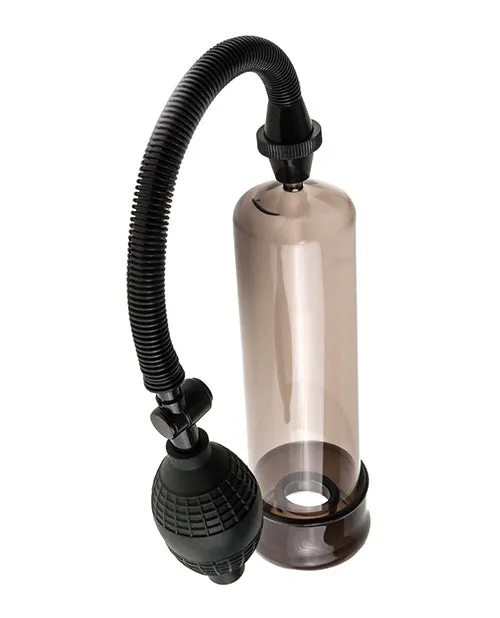 Pump Worx Male Sex Toys Pump Worx Beginners Power Pump Advanced Penis Pump Smoke And Black