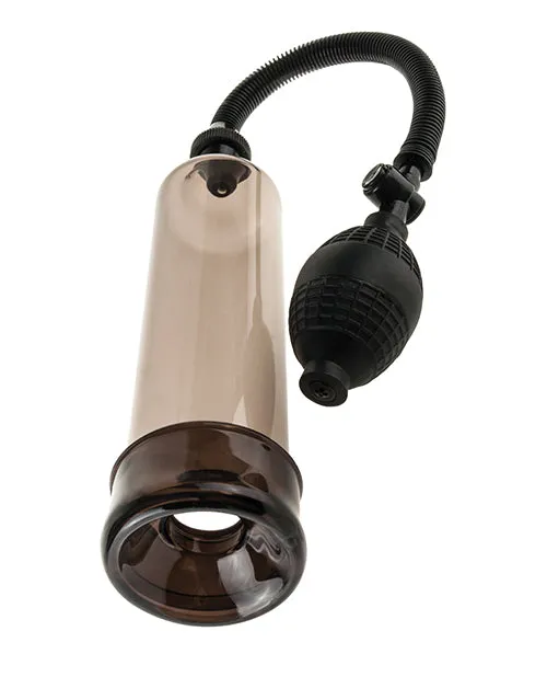 Pump Worx Male Sex Toys Pump Worx Beginners Power Pump Advanced Penis Pump Smoke And Black