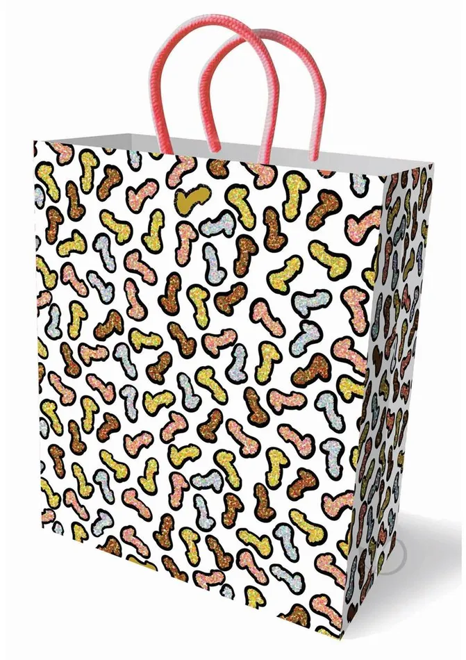 Puzzles And Gift Bags Male Sex Toys Glitterati Penis Party Gift Bag