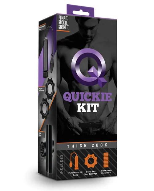 Quickie Kit Male Sex Toys Quickie Kit Thick Cock Penis Pump Black Quickie Kit Male Sex Toys Quickie Kit Thick Cock Penis Pump Black