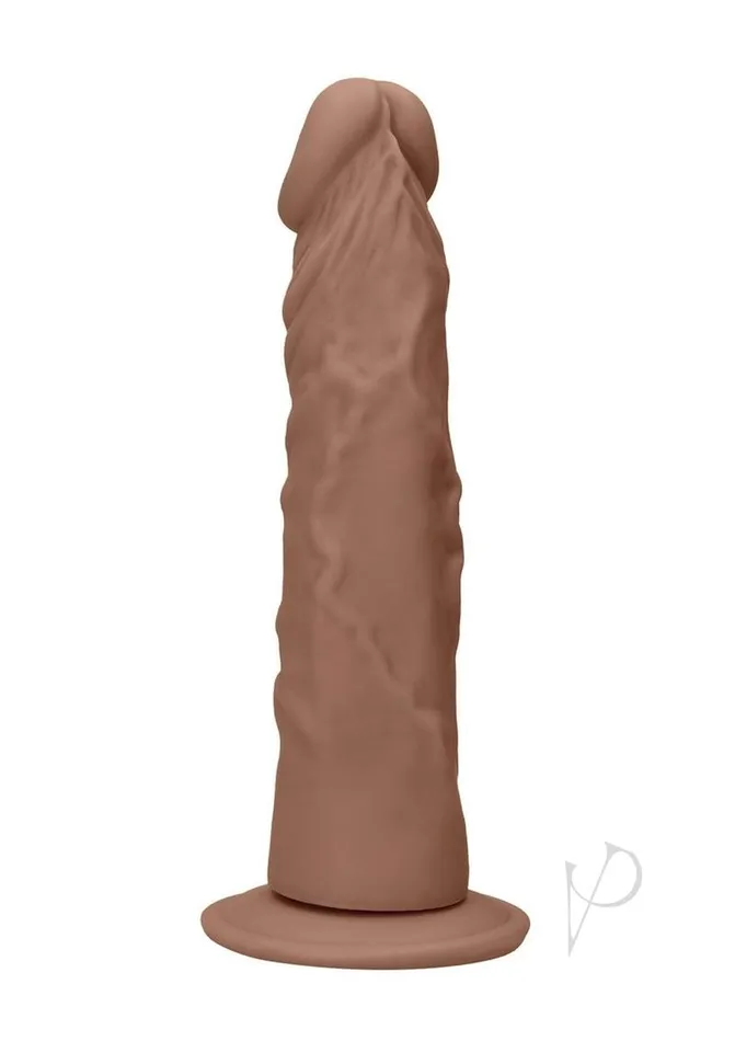 Real Rock Female Sex Toys RealRock Skin Realistic Dildo Without Balls 8in Caramel Real Rock Female Sex Toys RealRock Skin Realistic Dildo Without Balls 8in Caramel