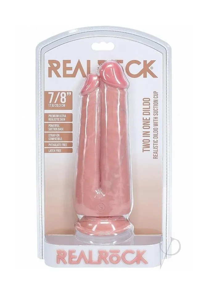 Real Rock Female Sex Toys RealRock Ultra Realistic Skin Two in One 7in8in Vanilla Real Rock Female Sex Toys RealRock Ultra Realistic Skin Two in One 7in8in Vanilla