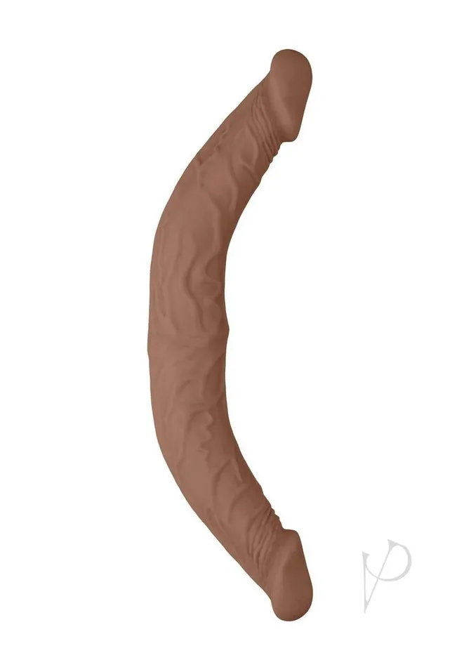 RealRock Skin Realistic Double Dildo 14in Caramel Real Rock Dildos RealRock Skin Realistic Double Dildo 14in Caramel Real Rock Dildos