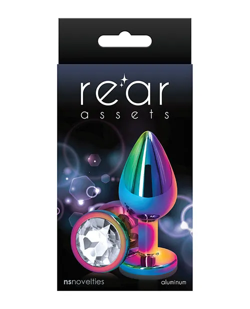 Rear Assets Anal Rear Assets Multicolor Anal Plug Medium Clear