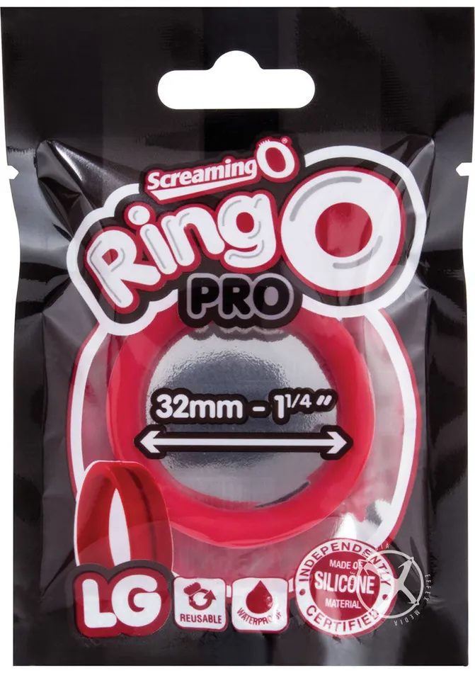 RingO Pro Large Silicone Cock Rings Waterproof Red 12 each per box Ring O Female Sex Toys RingO Pro Large Silicone Cock Rings Waterproof Red 12 each per box Ring O Female Sex Toys