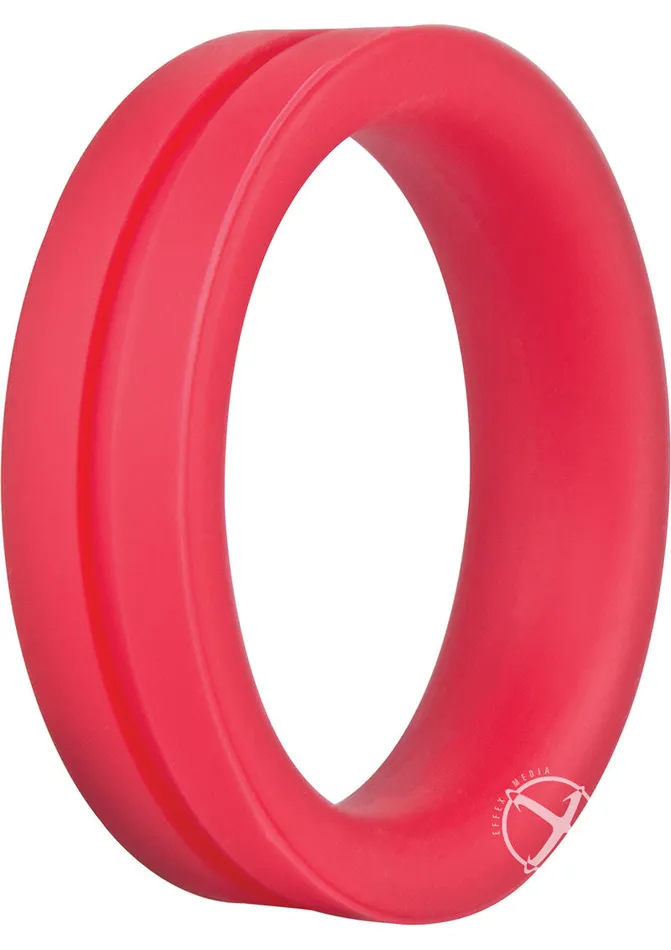 RingO Pro Large Silicone Cock Rings Waterproof Red 12 each per box Ring O Female Sex Toys