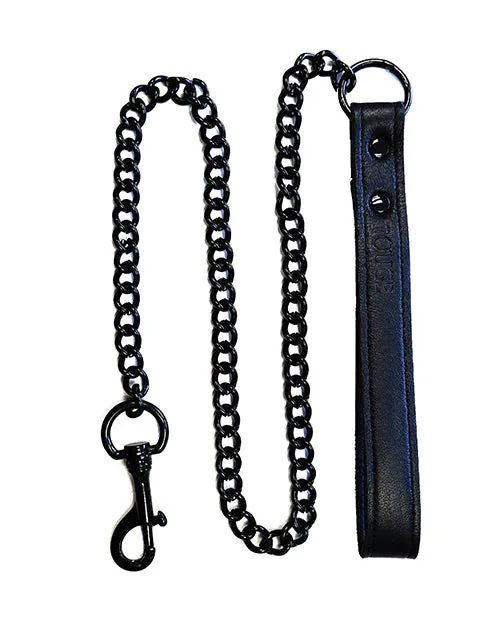 Rouge Leather Lead Black Rouge Restraints Rouge Leather Lead Black Rouge Restraints