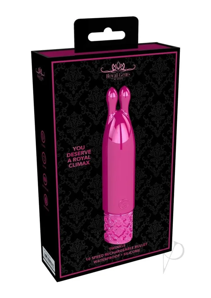 Royal Gems Female Sex Toys Royal Gems Twinkle Silicone Rechargeable Bullet Pink Royal Gems Female Sex Toys Royal Gems Twinkle Silicone Rechargeable Bullet Pink