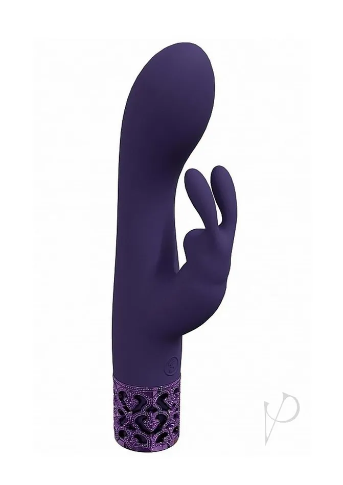 Royal Gems Royal Rabbit Rechargeable Silicone Rabbit Vibrator Purple Royal Gems Vibrators Royal Gems Royal Rabbit Rechargeable Silicone Rabbit Vibrator Purple Royal Gems Vibrators