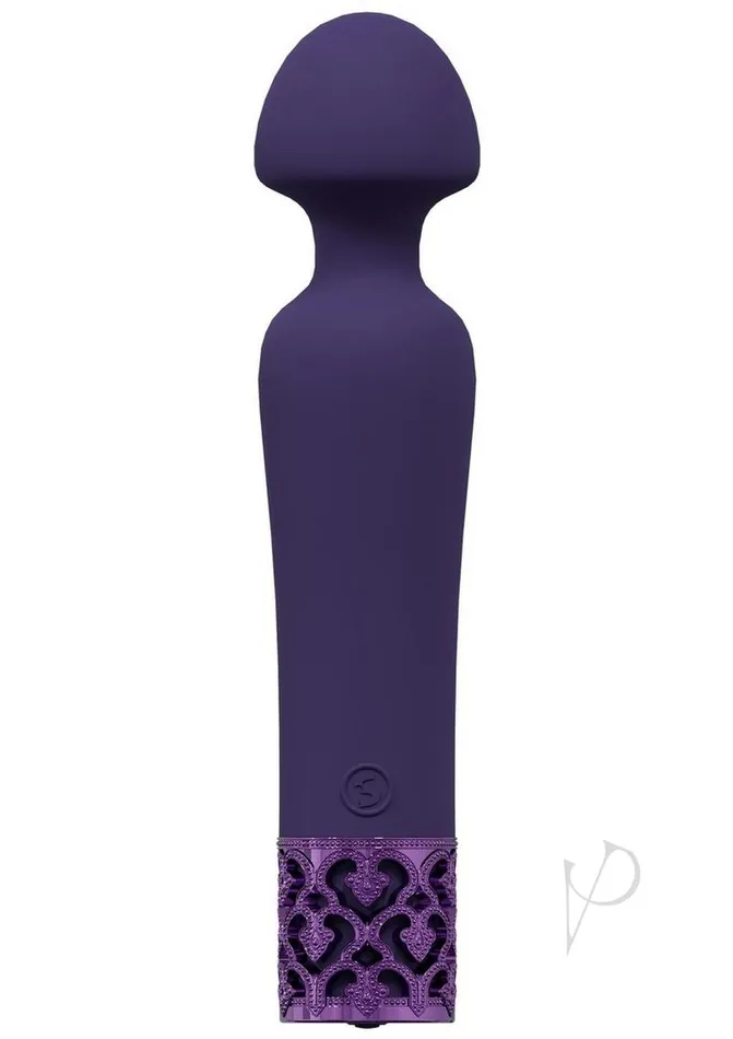 Royal Gems Scepter Silicone Rechargeable Vibrator Purple Royal Gems Vibrators Royal Gems Scepter Silicone Rechargeable Vibrator Purple Royal Gems Vibrators